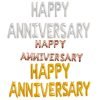 16 Inch HAPPY ANNIVERSARY Letter Balloon Set HAPPY ANNIVERSARY Party Decoration