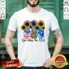 God Bless The USA Sunflower Shirt