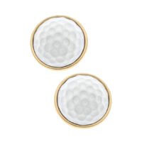 Golf Ball Stud Earrings