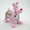 C492 Enamel Dog Clock