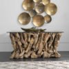 Teak Root Console Table 2 Cartons