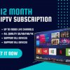 12 Months IPTV Subscription #1 The Best server – Buy IPTV